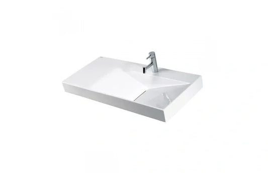 FLUX WALL HUNG/FURNITURE BASIN 80x45x13.8cm