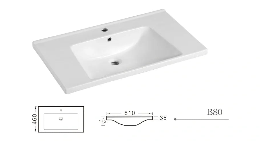 FURNITURE BASIN 810x460x175MM