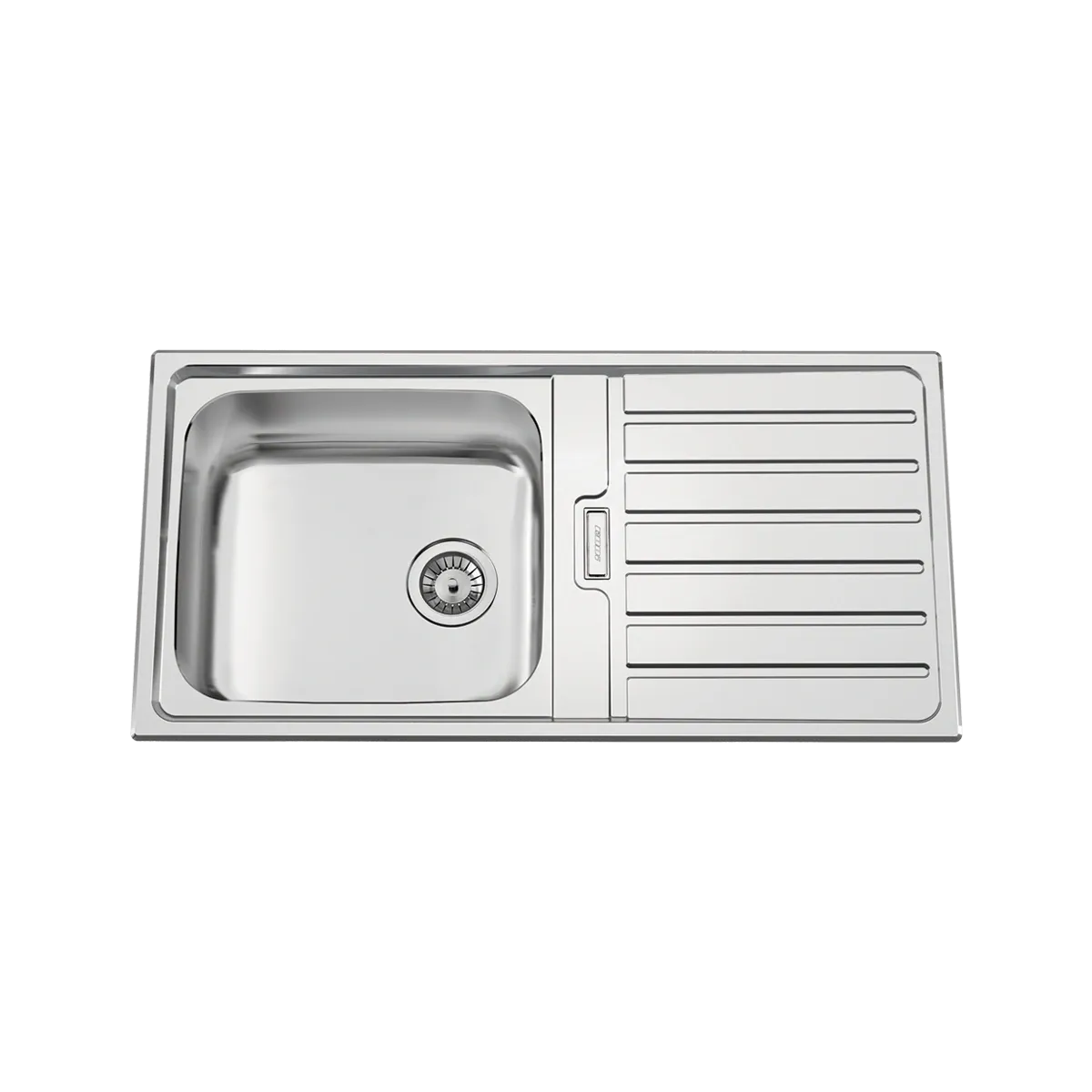 URBAN S/STEEL SINK WITH OVERFLOW & SYPHON 100X50