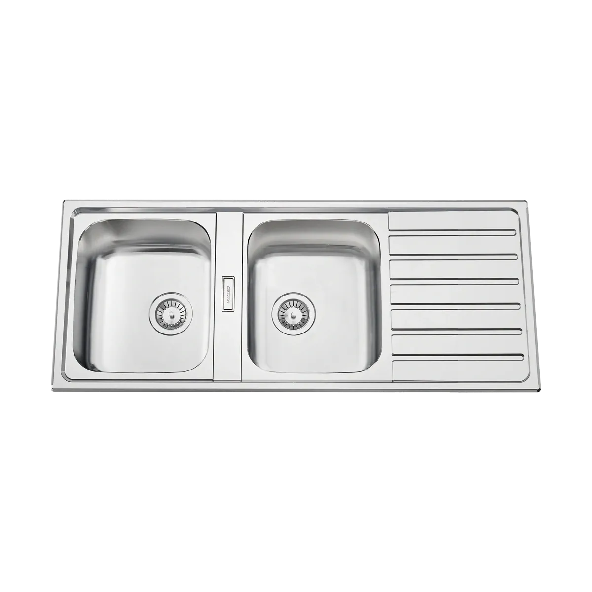 URBAN S/STEEL SINK WITH OVERFLOW & SYPHON 120X50