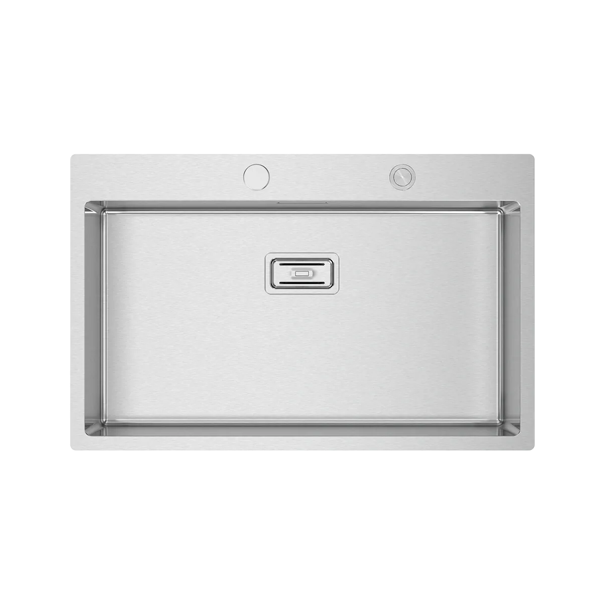 BOX LUX 76 S/STEEL SINK SATIN FINISH 79X50.5CM