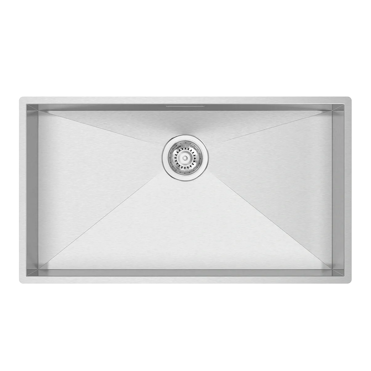 BOX LINE UNDERMOUNTED SINK S/STEEL  77.6X43.6cm