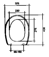 MG WC SEAT SOFT CLOSE