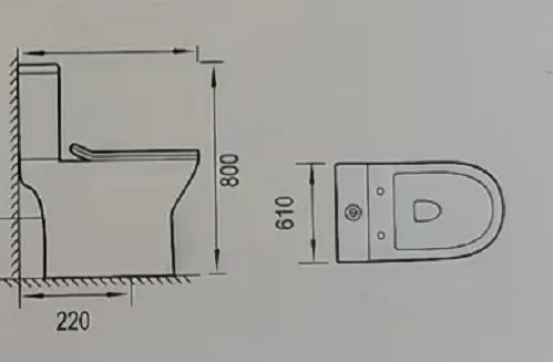 DIDO WC S-TRAP COMPLETE