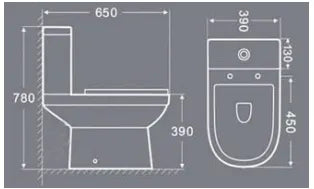 LIFA SLIM WC S-TRAP COMPLETE