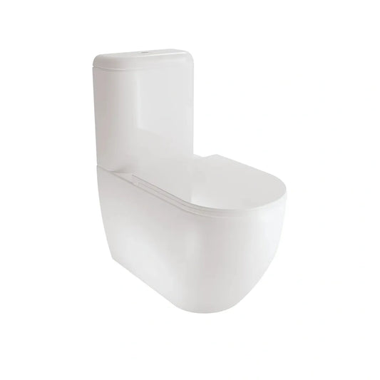 SMOOTH RIMLESS BACK TO WALL TOILET