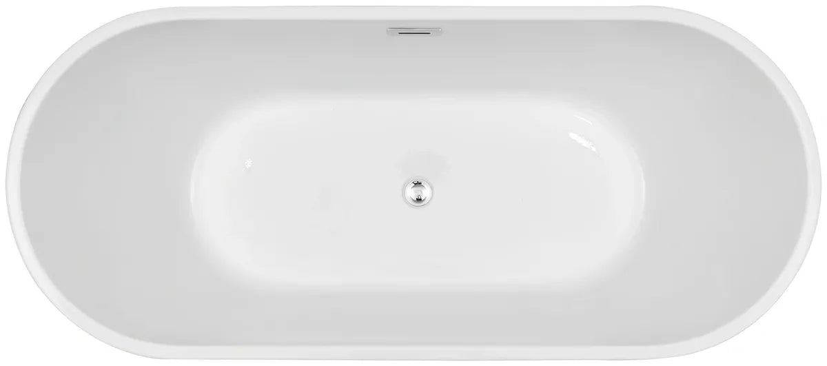 FREE STANDING BATHTUB OVAL 170x75x60CM