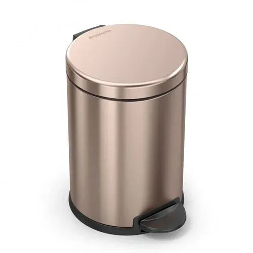 4.5L Mini Round Step Can Rose Gold Stainless Steel