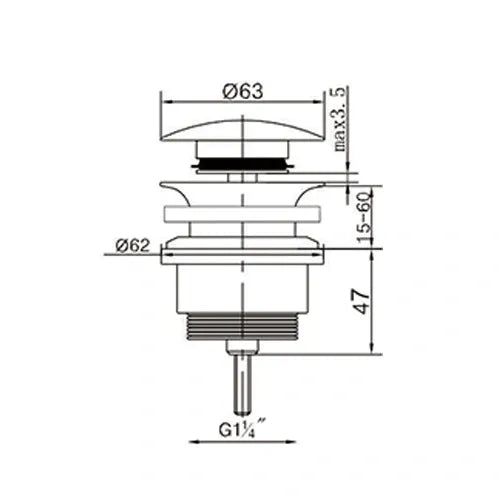 UNIVERSAL CLICK-CLACK VALVE