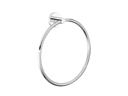 SANCO TWIST TOWEL RING CHROME