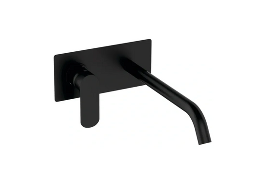 BUILT-IN ROUND BLACK BASIN MIXER