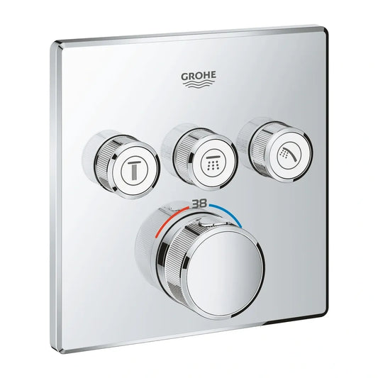 GROHE GROHTHERM SMARTCONTROL SAFETY SHOWER MIXER FOR CONCEALED INSTALLATION WITH 3 VALVES