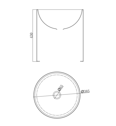 BRUSHED CHAMPAGNE GOLD WASH BASIN 38.5×38.5x43CM